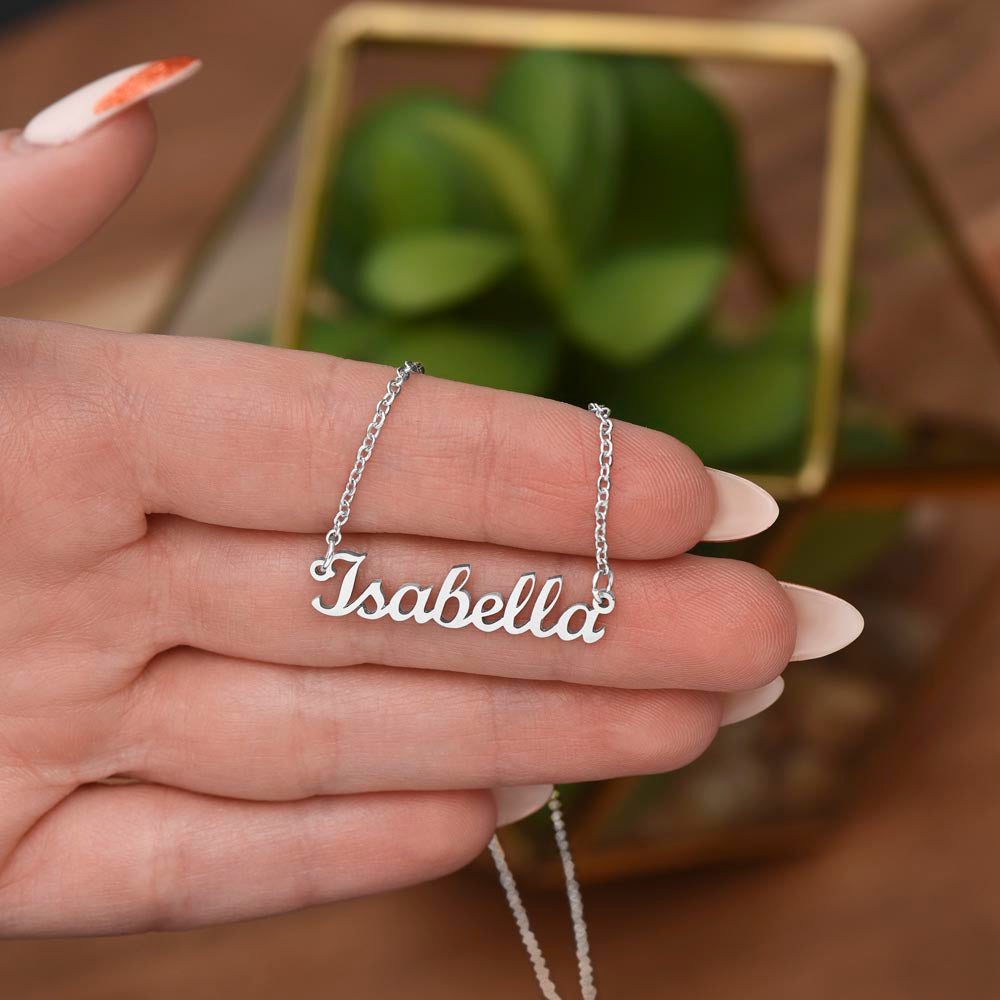 Custom name necklace