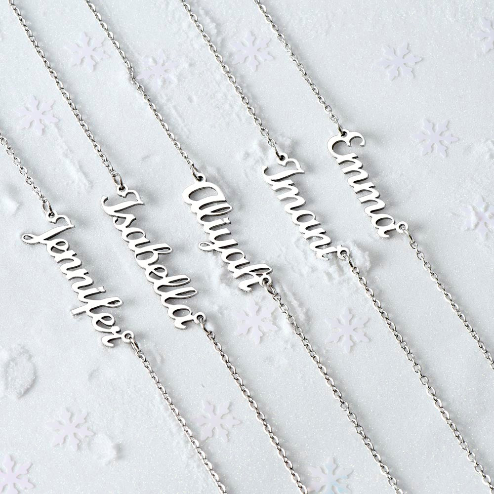 Custom name necklace