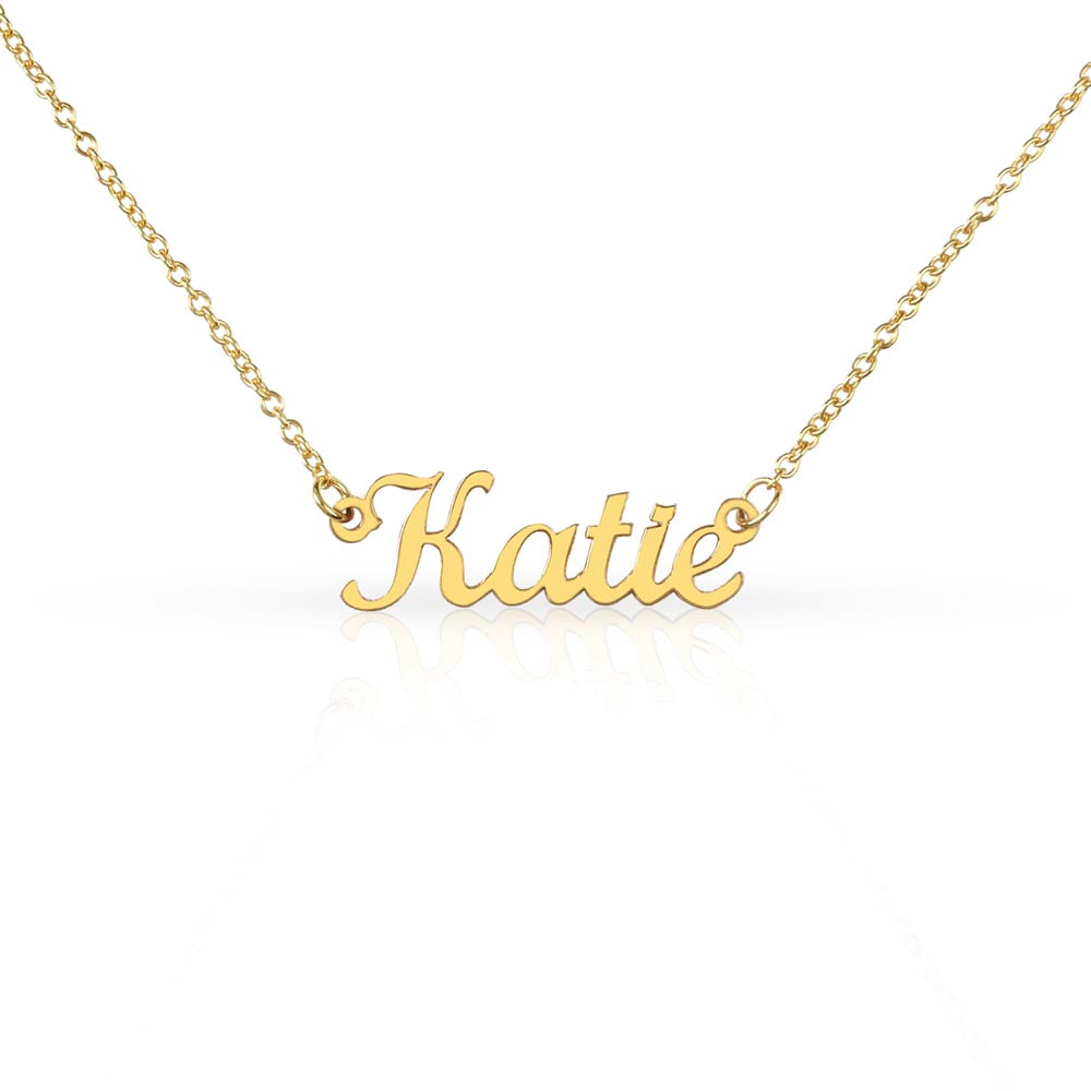 Custom name necklace