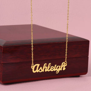 Custom name necklace