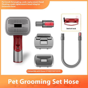 Full Series Dogs And Cats Hair Suction Head Accessories Comb Suit Pet Shaver